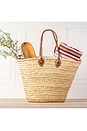 view 7 of 8 Shopping Basket in Straw