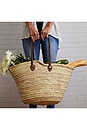view 8 of 8 Shopping Basket in Straw
