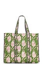 view 1 of 5 Feline Tote in Green