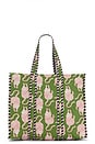 view 2 of 5 Feline Tote in Green