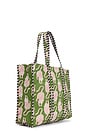 view 3 of 5 Feline Tote in Green