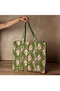 view 5 of 5 Feline Tote in Green