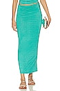 view 1 of 5 Mimi Maxi Skirt in Jade