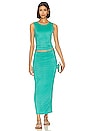 view 4 of 5 Mimi Maxi Skirt in Jade