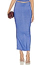 view 1 of 5 Mimi Maxi Skirt in Baltic