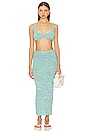 view 4 of 4 Marlow Maxi Skirt in Lagoon