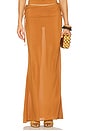 view 1 of 6 Evvy Tide Skirt in Brown
