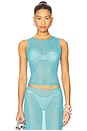 view 1 of 4 Charlotte Tank Top in Agua