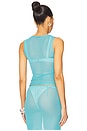 view 3 of 4 Charlotte Tank Top in Agua