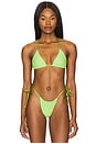 view 2 of 5 Blair Reversible Bikini Top in Apple
