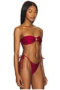 view 3 of 5 Bailey Reversible Bandeau Bikini Top in Merlot
