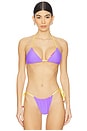 view 2 of 5 Blair Reversible Bikini Top in Fiesta