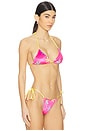 view 3 of 5 Blair Reversible Bikini Top in Fiesta