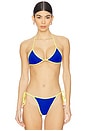 view 1 of 5 Luci Reversible Bikini Top in Tropicana