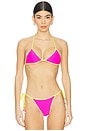 view 2 of 5 Luci Reversible Bikini Top in Tropicana