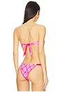 view 4 of 5 Bindi Reversible Bikini Top in Sherbet