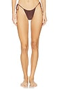 view 2 of 5 Marley Jungle Reversible Bikini Bottom in Brown Cheetah
