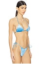 view 3 of 5 Blair Reversible Bikini Top in Aster
