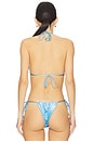 view 4 of 5 Blair Reversible Bikini Top in Aster