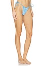 view 3 of 5 Marley Reversible Bikini Bottom in Aster