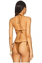 view 4 of 5 Blair Reversible Bikini Top in Pecan