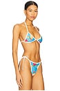 view 3 of 5 Luci Reversible Bikini Top in Springs