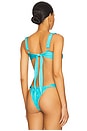 view 4 of 5 Margot Reversible Bikini Top in Agua