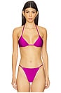 view 1 of 5 Blair Reversible Bikini Top in Grape
