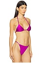 view 3 of 5 Blair Reversible Bikini Top in Grape