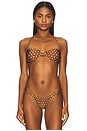 view 1 of 5 Polly Reversible Bikini Top in Polka Dot