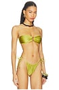 view 3 of 5 Bailey Pistachio Reversible Bandeau in Pistachio