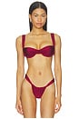 view 1 of 5 Margot Merlot Underwire Top in Merlot