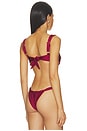 view 4 of 5 Margot Merlot Underwire Top in Merlot