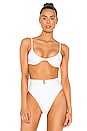 view 1 of 4 Livinia Bikini Top in White