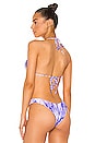 view 3 of 4 Marley Bikini Top in Purple Tie Dye