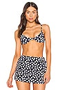 view 1 of 5 Livinia Bikini Top in Navy Daisy