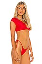 view 2 of 4 Indie Bikini Top in Red