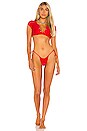 view 4 of 4 Indie Bikini Top in Red