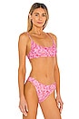 view 2 of 4 Sienna Bikini Top in Pink Paisley