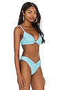 view 2 of 4 Heidi Bikini Top in Mint Check
