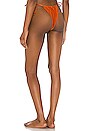 view 4 of 5 Marley Reversible Bikini Bottom in Metallic Rust & Matte Rust