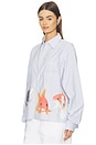 view 3 of 6 Goldfish Button Down Shirt in Grey