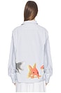 view 4 of 6 Goldfish Button Down Shirt in Grey