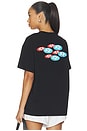 view 3 of 4 Two Flower Tee in Black