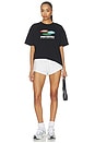 view 4 of 4 Two Flower Tee in Black