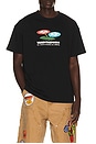 view 1 of 4 Two Flower Tee in Black