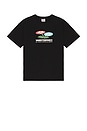 view 4 of 4 Two Flower Tee in Black