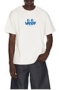view 1 of 4 Magazine Eye Logo Tee in Off White Cream