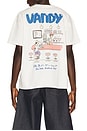 view 2 of 4 Magazine Eye Logo Tee in Off White Cream