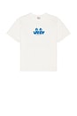 view 4 of 4 Magazine Eye Logo Tee in Off White Cream